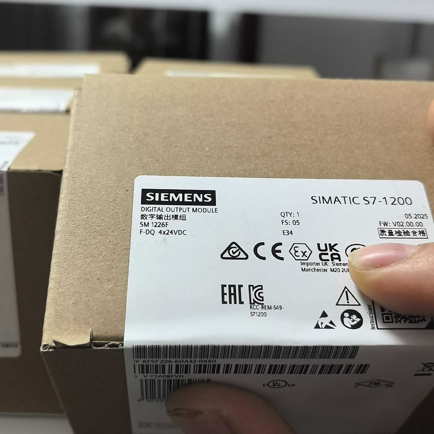 （议价）模块6ES7226-6DA32-0XB0保内