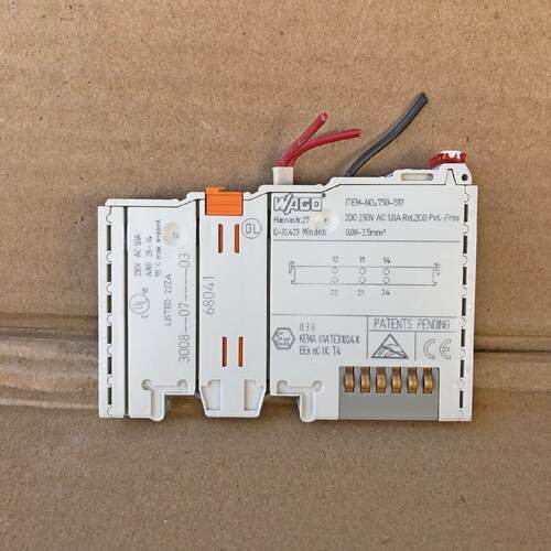 WAGO 750517 2CHANNEL RELAY OUPUT MODULE 750517 8