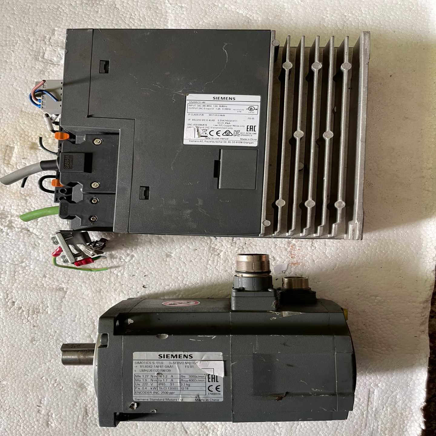 【议价】伺服驱动器电机6SL3210-5FE10-4UA01适用