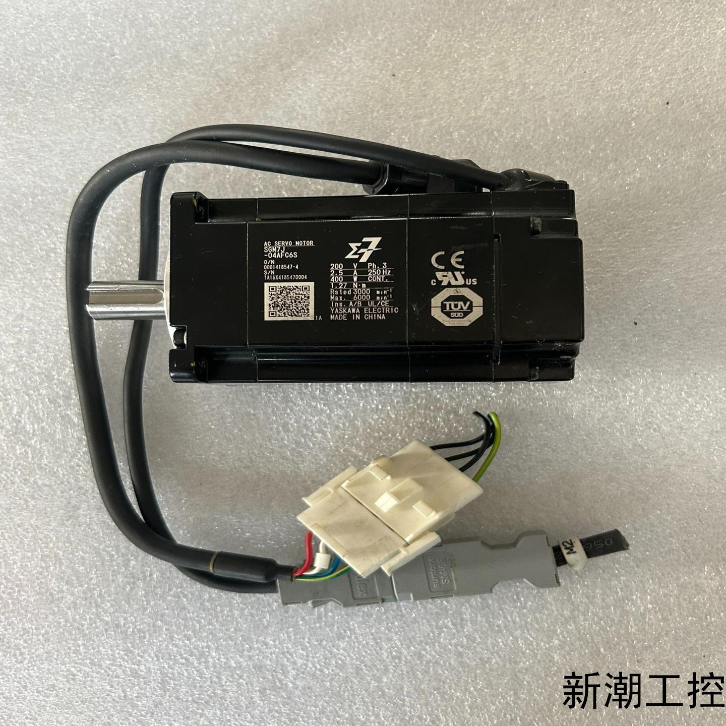 9新安川伺服电机SGM7J-04AFC6S实物拍摄1台功议价商品