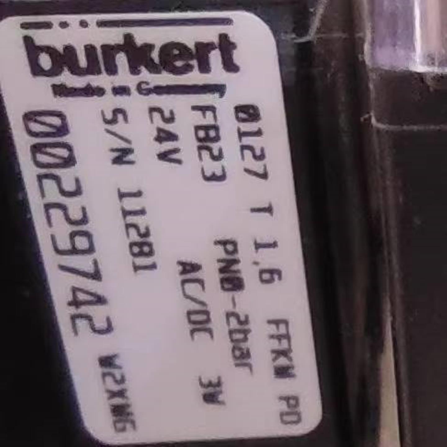 配件德国BURKERT宝德电磁阀0121 2712 0127T A 16FFKM PD两议价