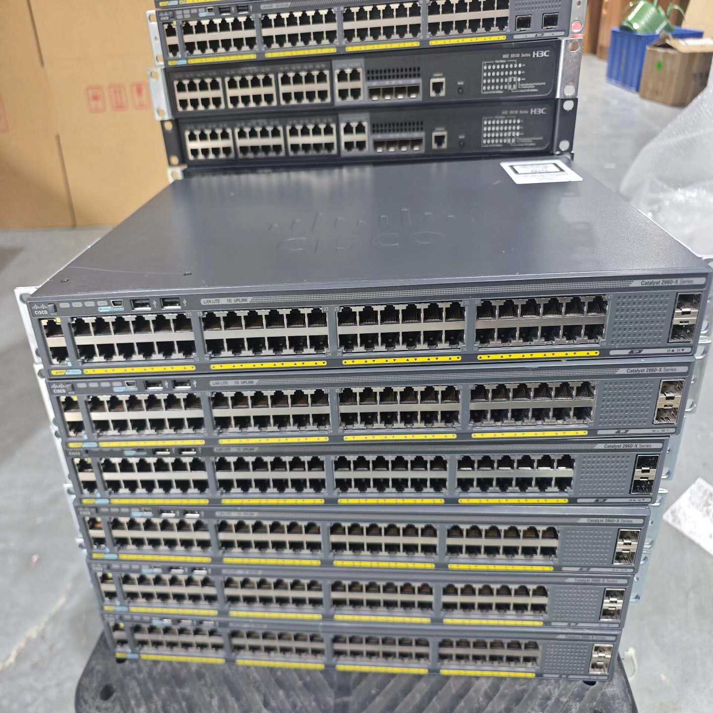 询价思科WS-C2960X-48TS-LL48口全千兆交换机