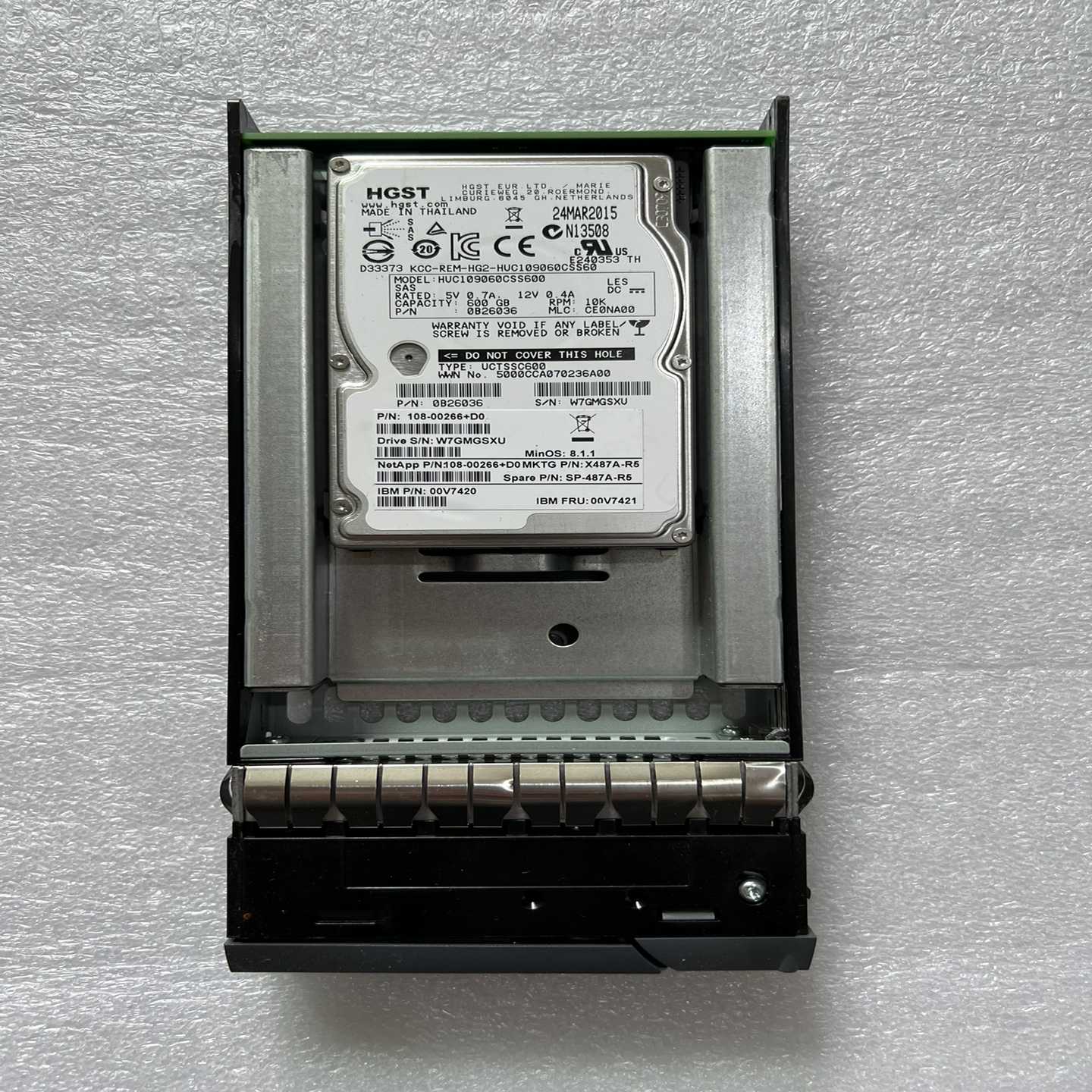 NetApp X487A-R5 600G 10K SAS 2~议价