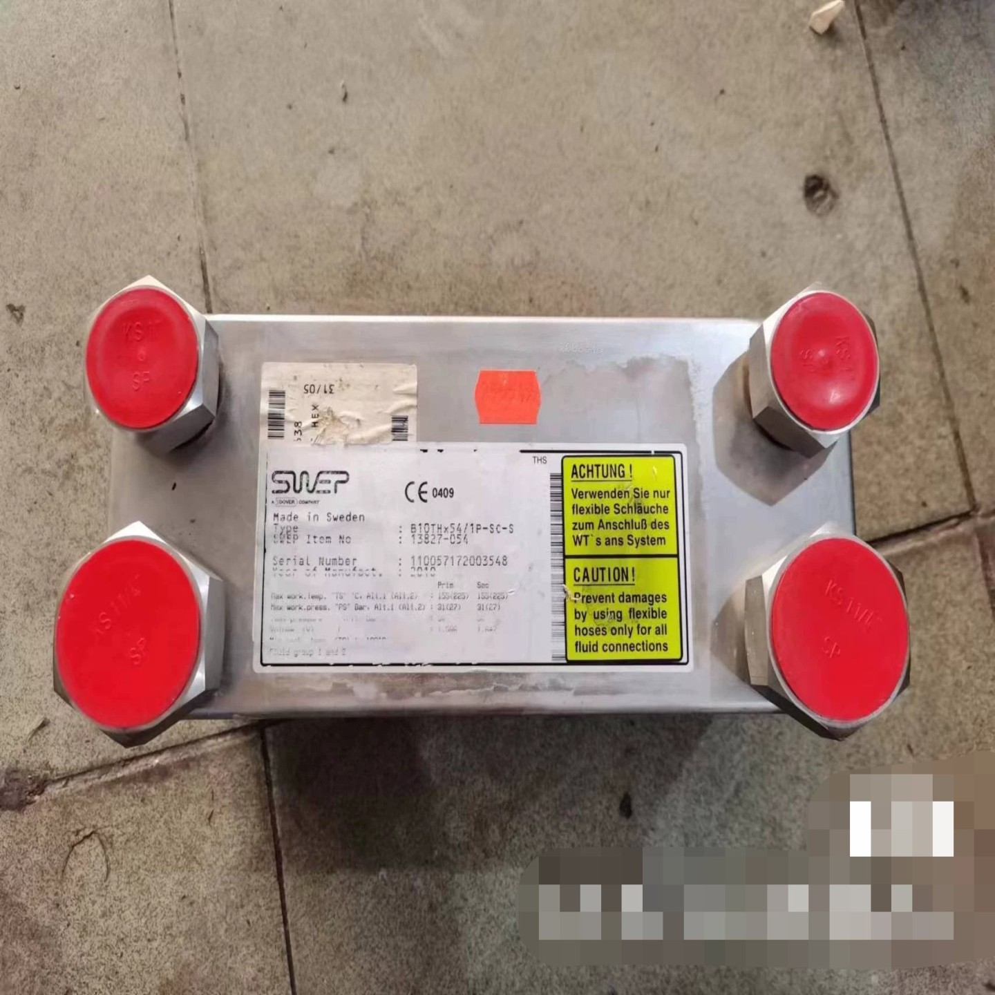 SWEP舒瑞普板式换热器B10THx54/1P-SC-S-议价