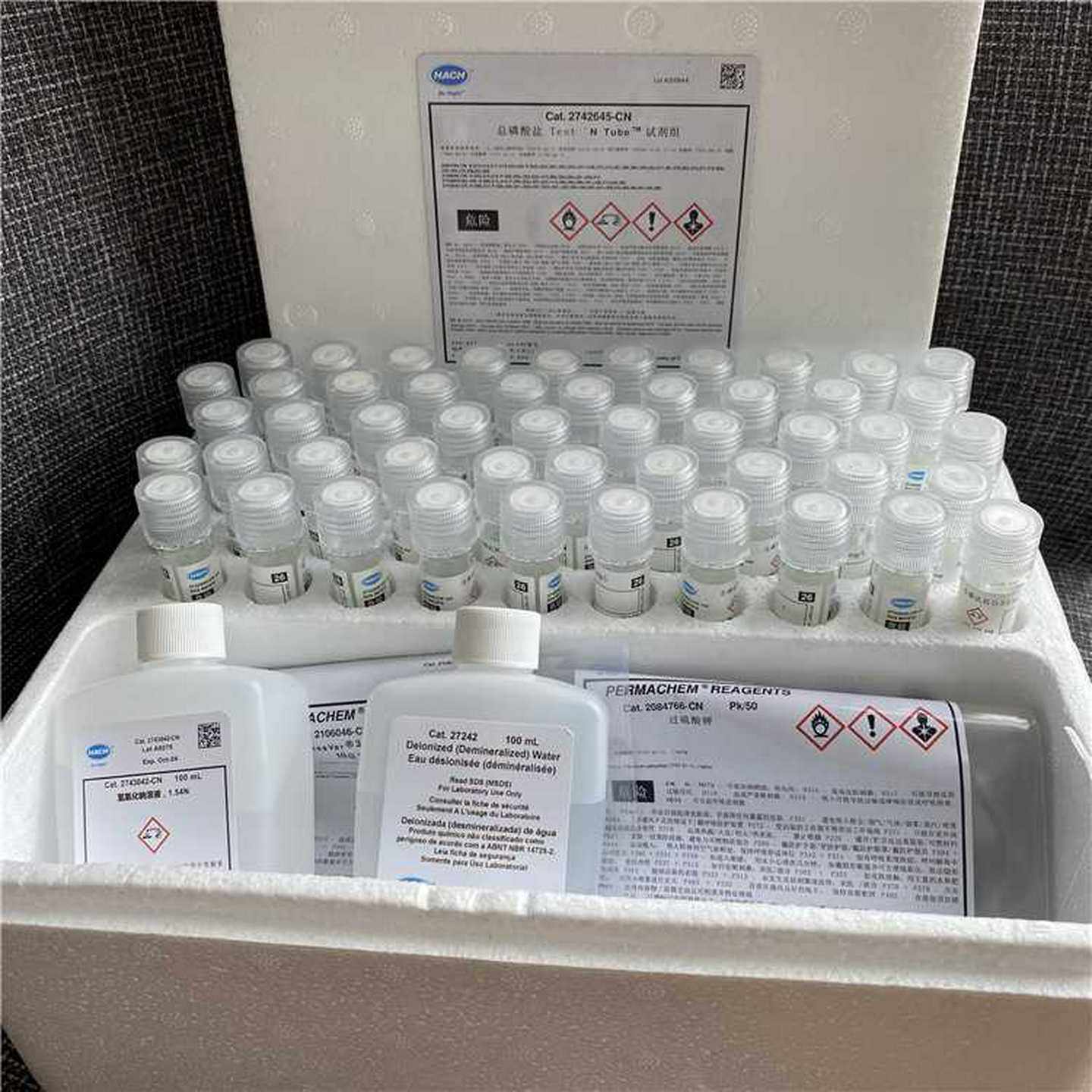 美国哈希COD试c剂货号TNT815量程7-70毫克/升分析试剂美国试验