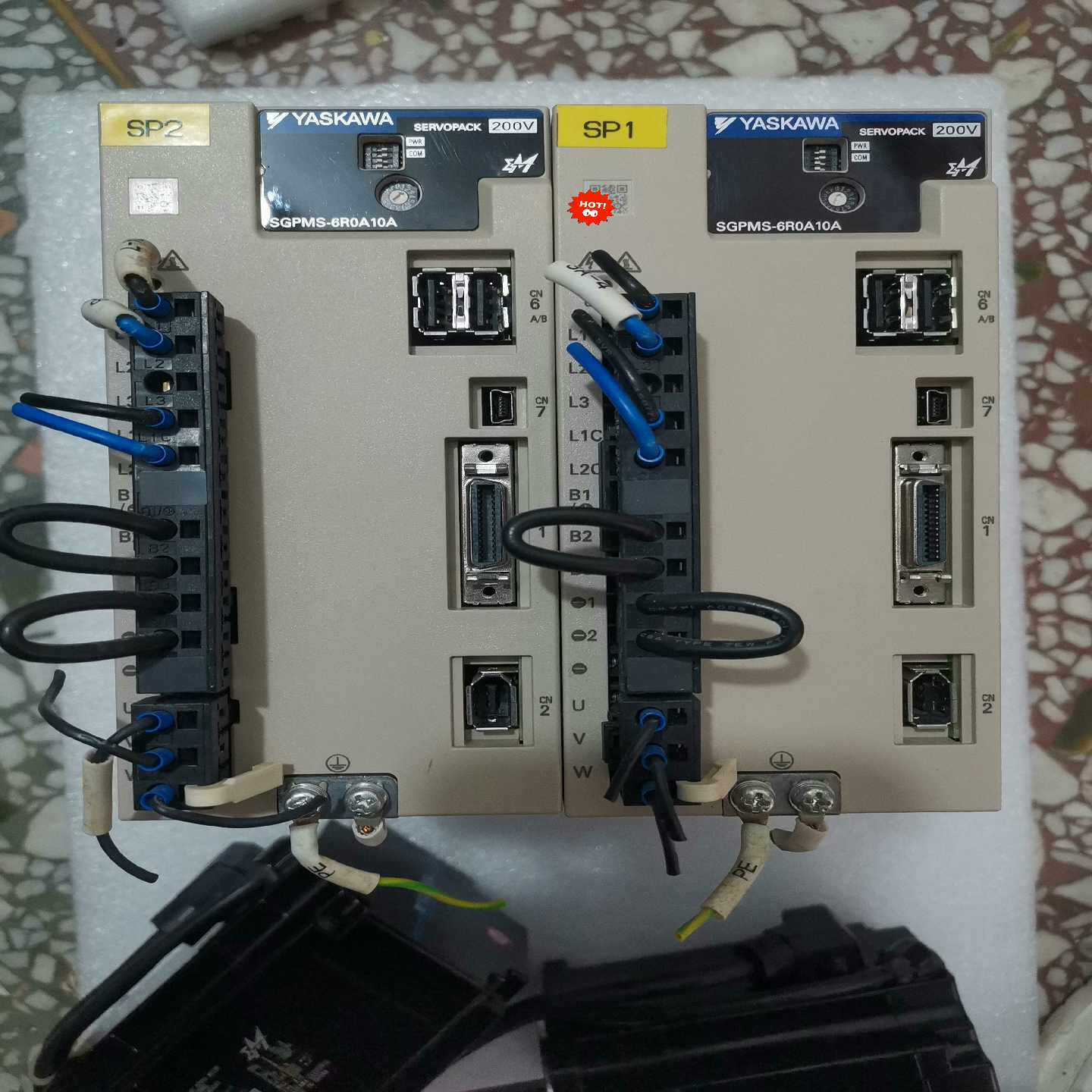 咨询-安川骏马系列伺服，驱动型号：SGPMS-6R0A10