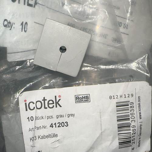 议价Icotek Cable Fixing Blocks Cable Correlation Gray Icotek