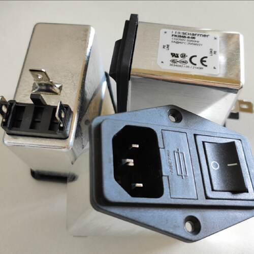 溢价-秒发FN284B606交流电源模块6A250VAC滤波器Schaffner