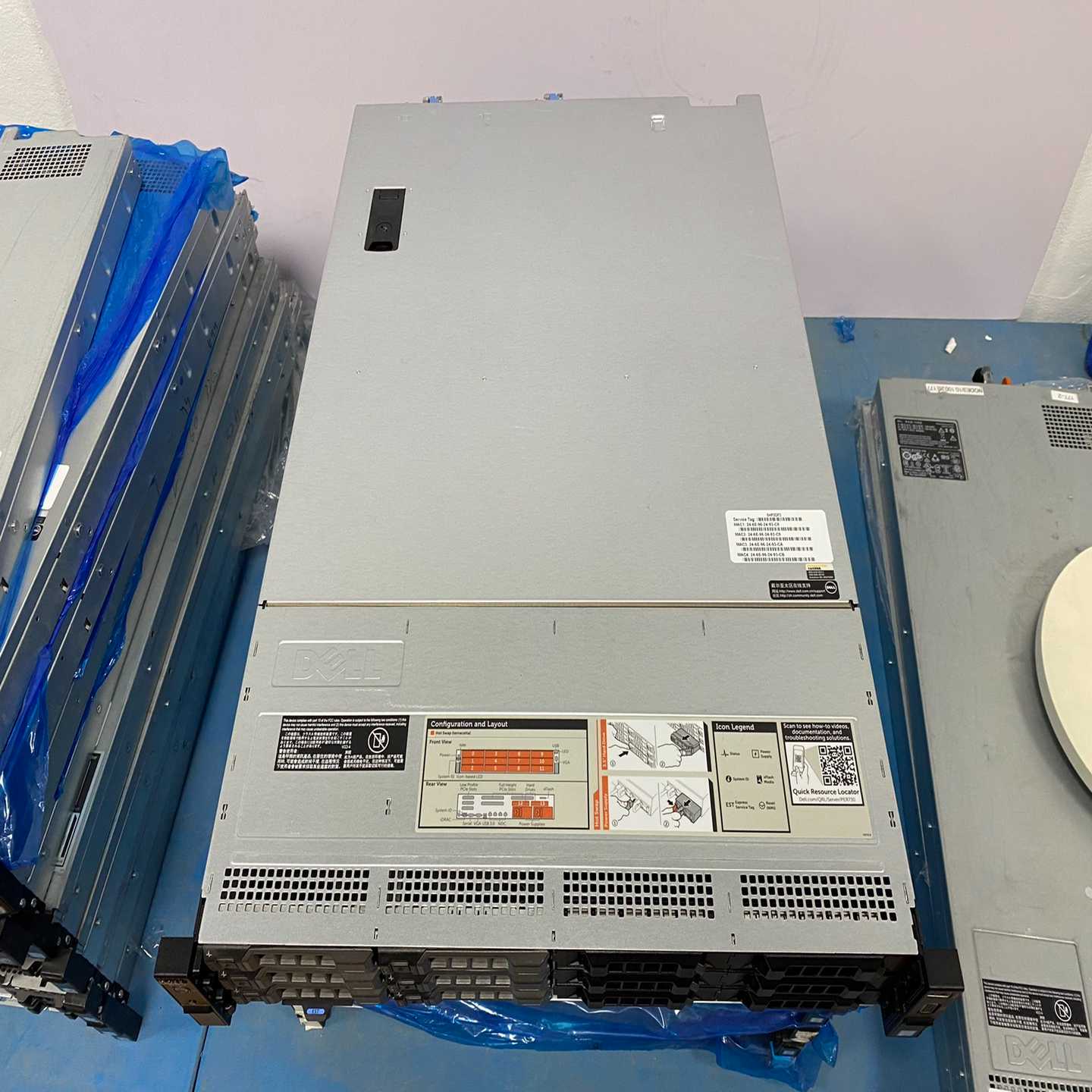 二手主流机器成色95新戴尔R730XD3.5寸12盘O--议价商品