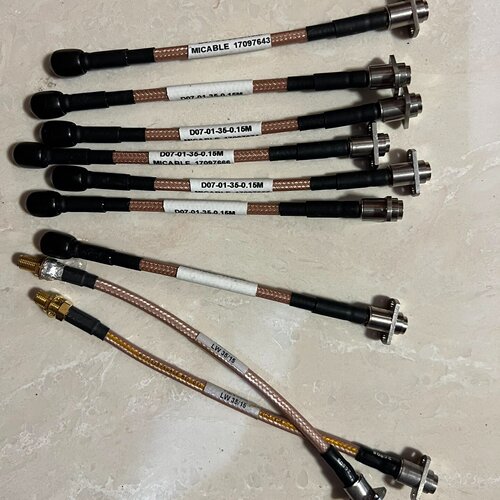 THERMAXGR400镀银线射频连接器SMA母头转BMA-询