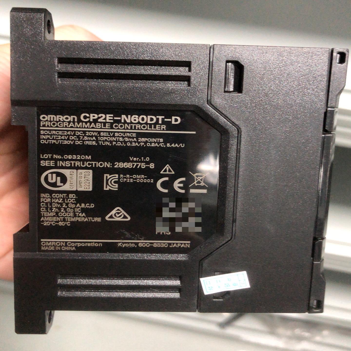 OMRONCP2E-N60DT-D程式设计控制器件正；议价