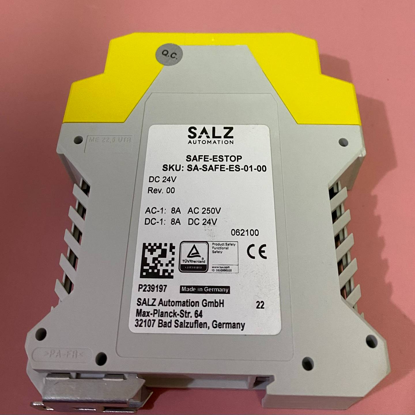 【议价】SALZSAFE-ESTOP安全继电器SA-SAFE