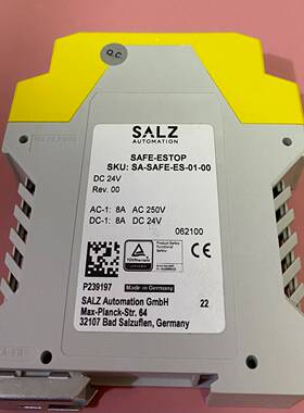 SALZSAFE-ESTOP安全继电器SA-SAFE询价