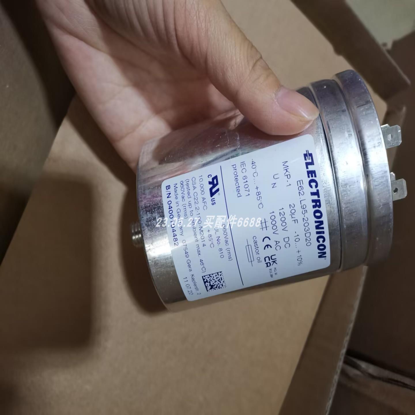 议价议价E62L95-203D20 电容Electronicon 原装正品议价