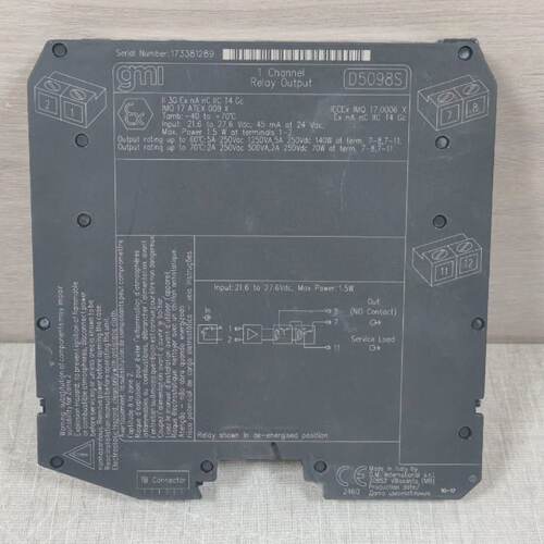 GMI D5098S SIL3 Relay Out Module for 5 A NE Loads