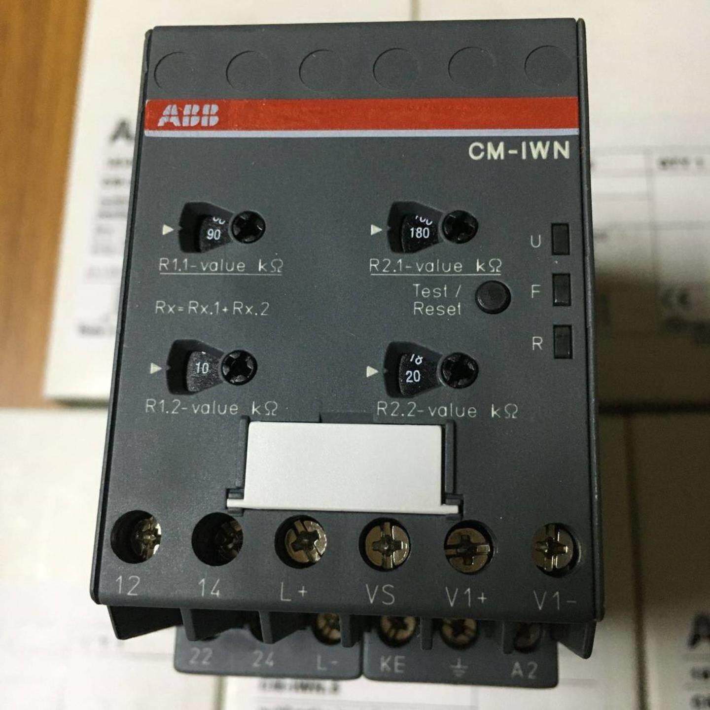 配件ABB监视继电器CM-IWN5全新原装进口1SVR650660R0400真品议价