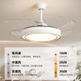 名宝灯饰风扇灯主客厅餐厅卧室灯吊扇灯家用吊灯现代简约电扇灯具