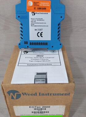 WEED INSTRUMENT EOTEC 2000 MULTICHANNEL CONTACT CLOSURE INPU