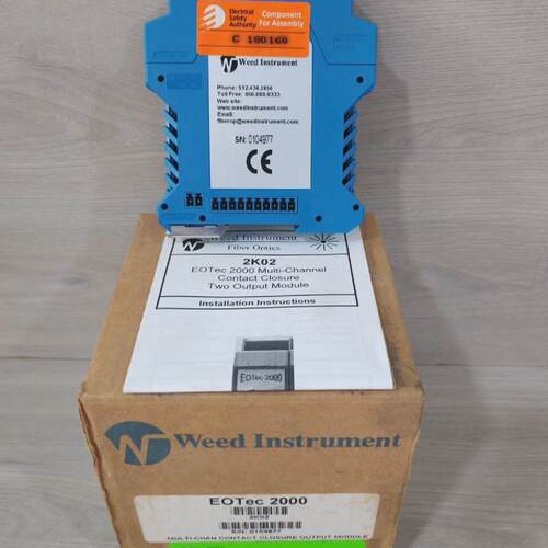 WEED INSTRUMENT EOTEC 2000 MULTICHANNEL CONTACT CLOSURE INPU