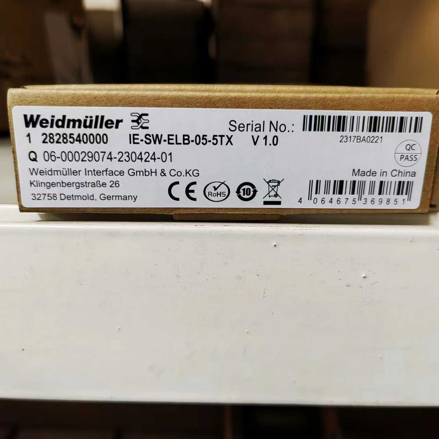 魏德米勒工业交换机IE-SW-ELB-08-8TX（询价