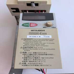 浩蓉商户 E520 0.75KW三相220V变频器FR 三菱0.4KW