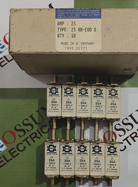 BRUSH25NH-C0DB25amp500伏gL/gG120kAC熔断器链接10件