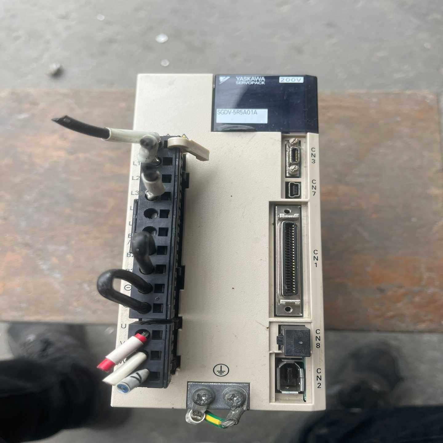 【议价】SGDV-5R5A01A安川750W伺服驱动器成色如图功适用