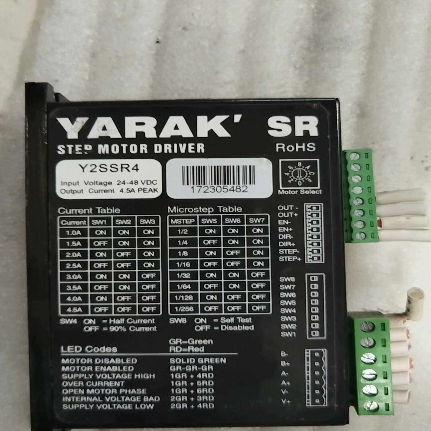 询价信浓57步进驱动器Y2SSR4，