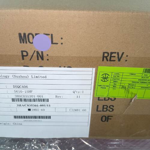议价Abb Robot Accessories Dsqc406 Original  nuine Cartons适