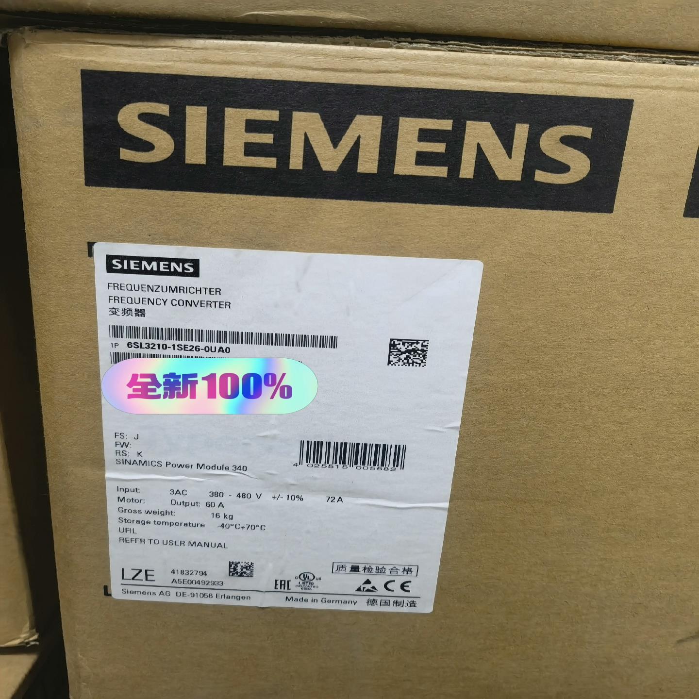 6SL3210-1SE26-0UA0 原标~询价