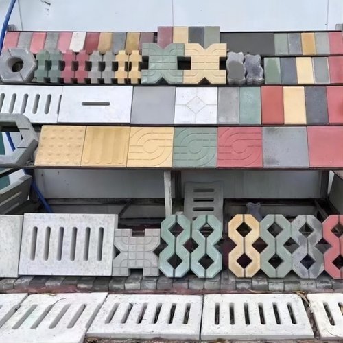 水泥广场砖透水砖舒布洛克砖荷兰砖挡土砖八字砖井字砖路沿石彩砖