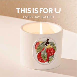 THISISFORU荔枝香薰蜡烛礼盒室内香氛持久结婚生日新年礼物伴手礼