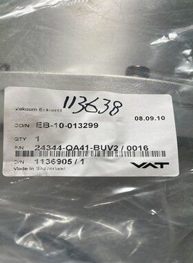 询价~VAT 24344真空角阀