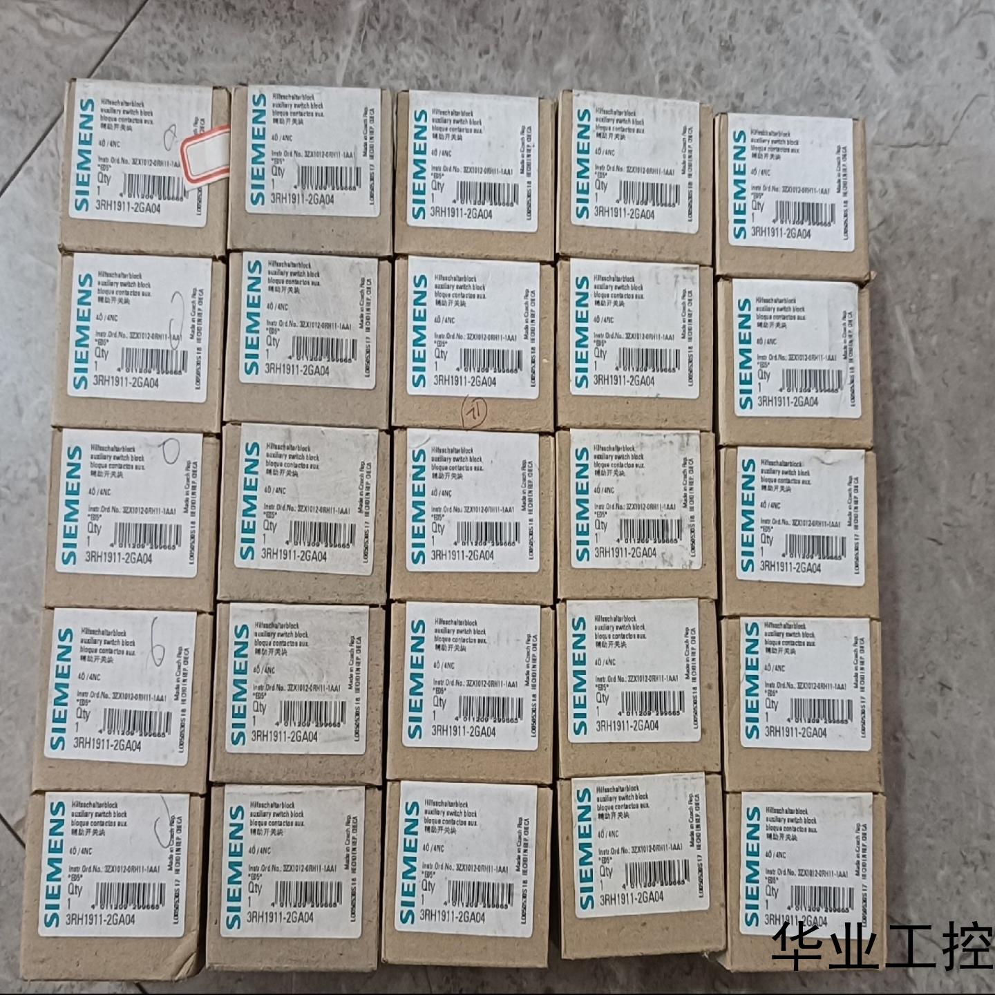 全新西门子3RH1911-2GA04辅助触头库存余料原装正议价商品