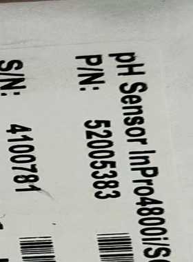 【星慕电子】pH Sensor InPro4800i/SG/120