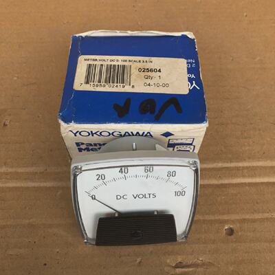 Yokogawa 025604 Dc Volt Panel Meter