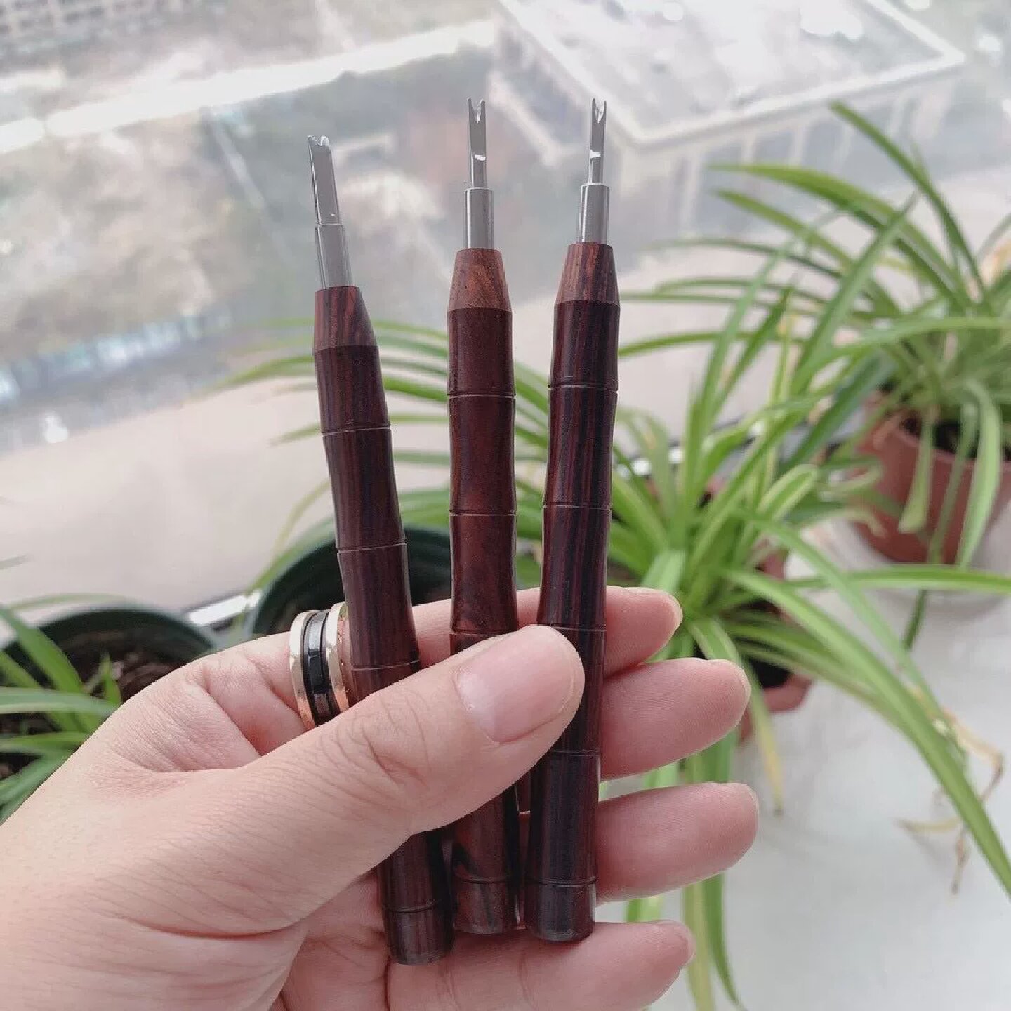 修表工具木柄拆生耳批三支装拆表带工具拆表耳小工具取表环