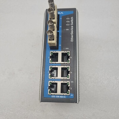 MOXA EDS308MSC UNMANAGED ETHERNET SWITCH FREE FAST SHIP