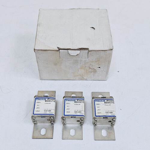 Ferraz Shawmut BS000UY69V120 Protistor 120A 690V Lot of 3 pc