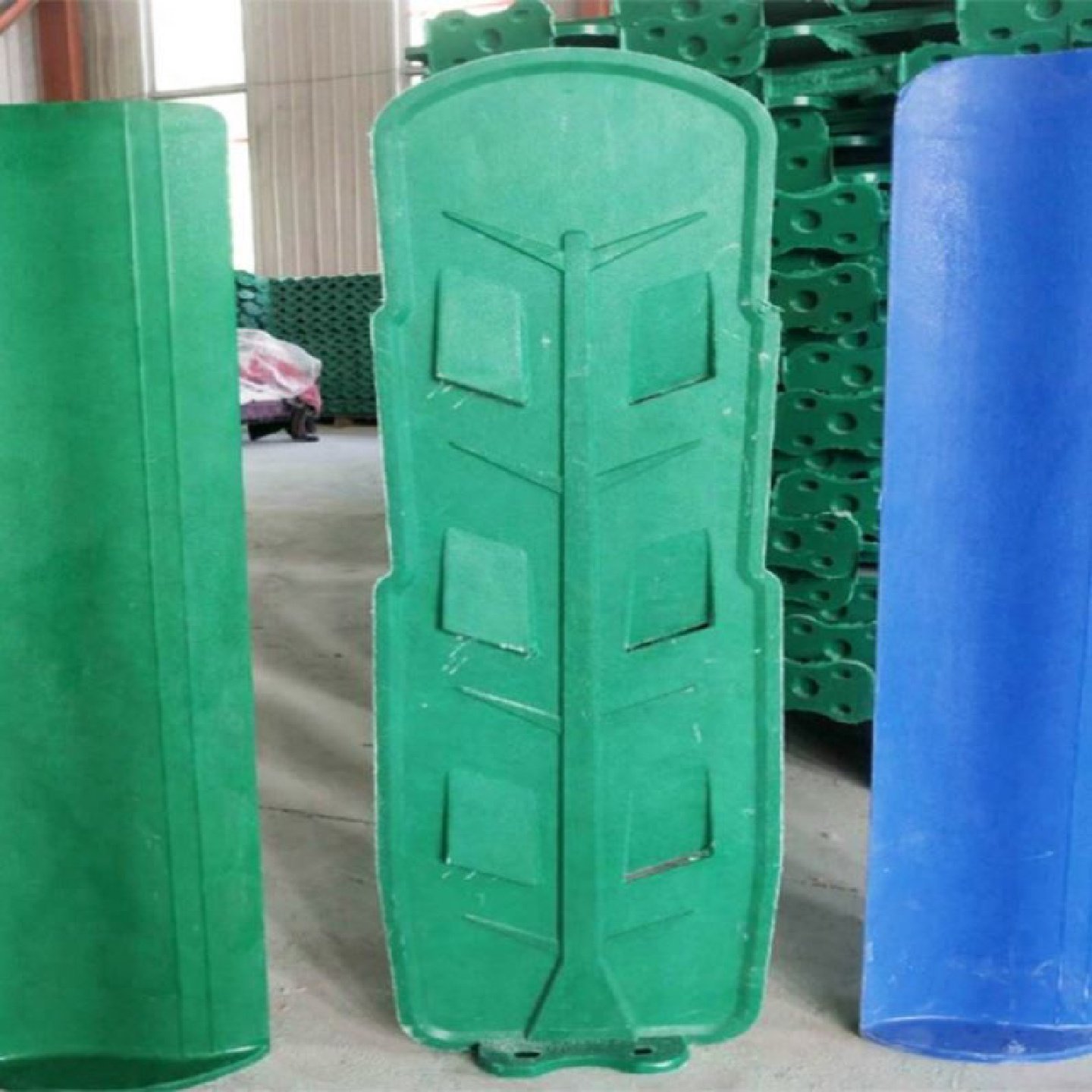 玻璃钢防眩板高速公路防炫目板9遮光板厂家smc复合材料防眩板支架