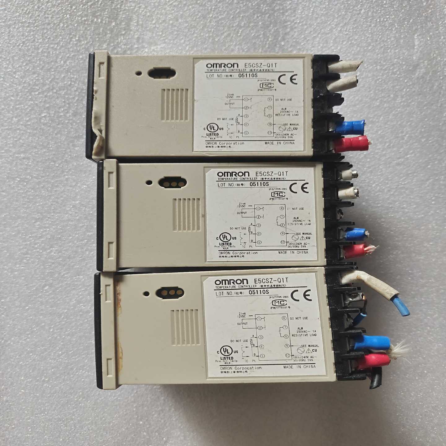 议价欧姆龙温控器3个打包100元E5CSZ-Q1T拆机成色如图所