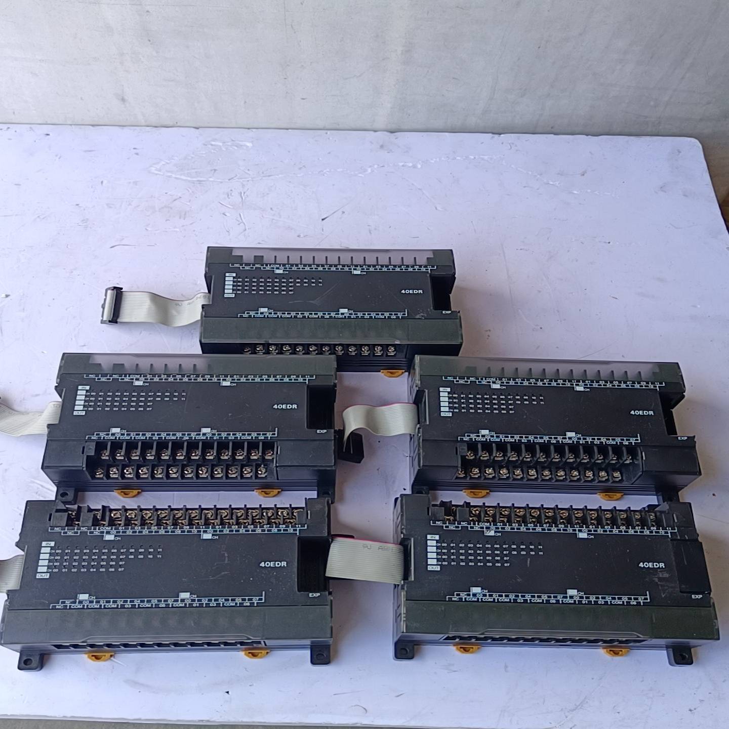 欧姆龙模块CP1W-40EDR，拆机拆下来的，成色看图，实--议价商品