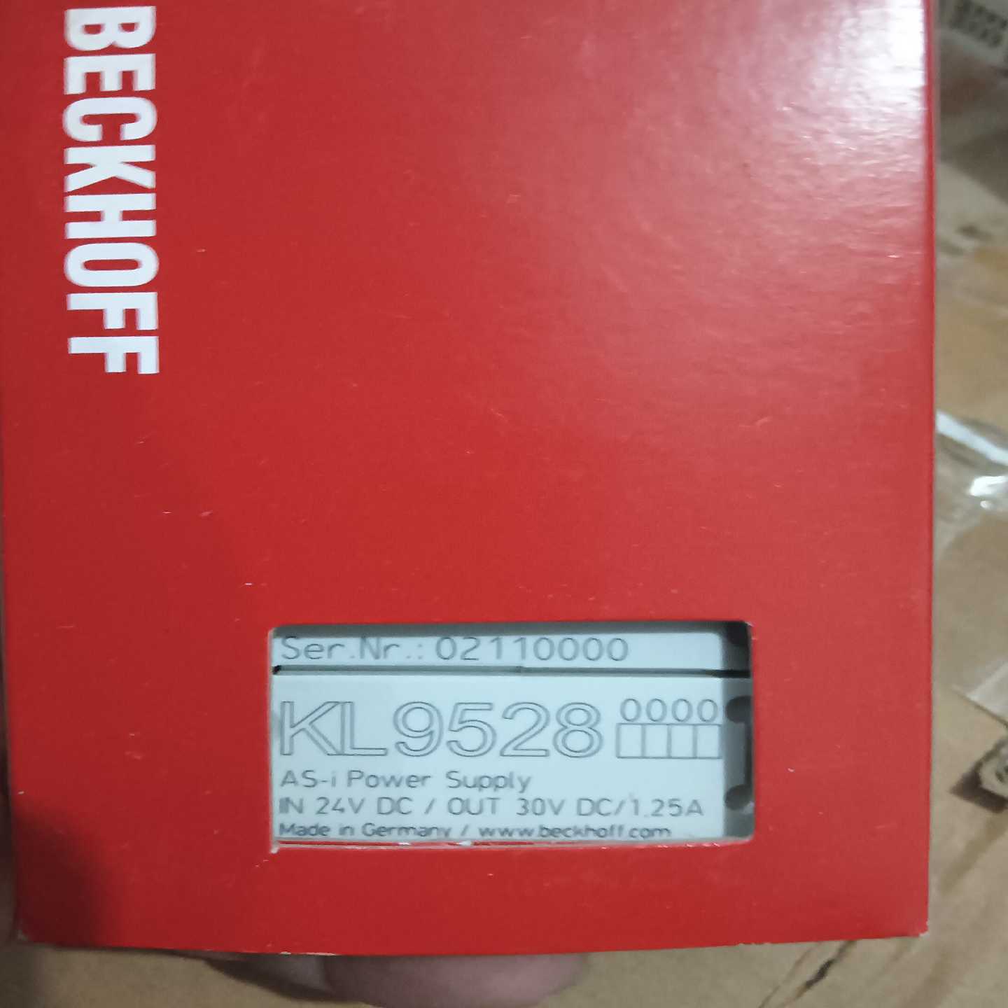 倍福模块KL9528原装正品链接实物拍摄需要的联系