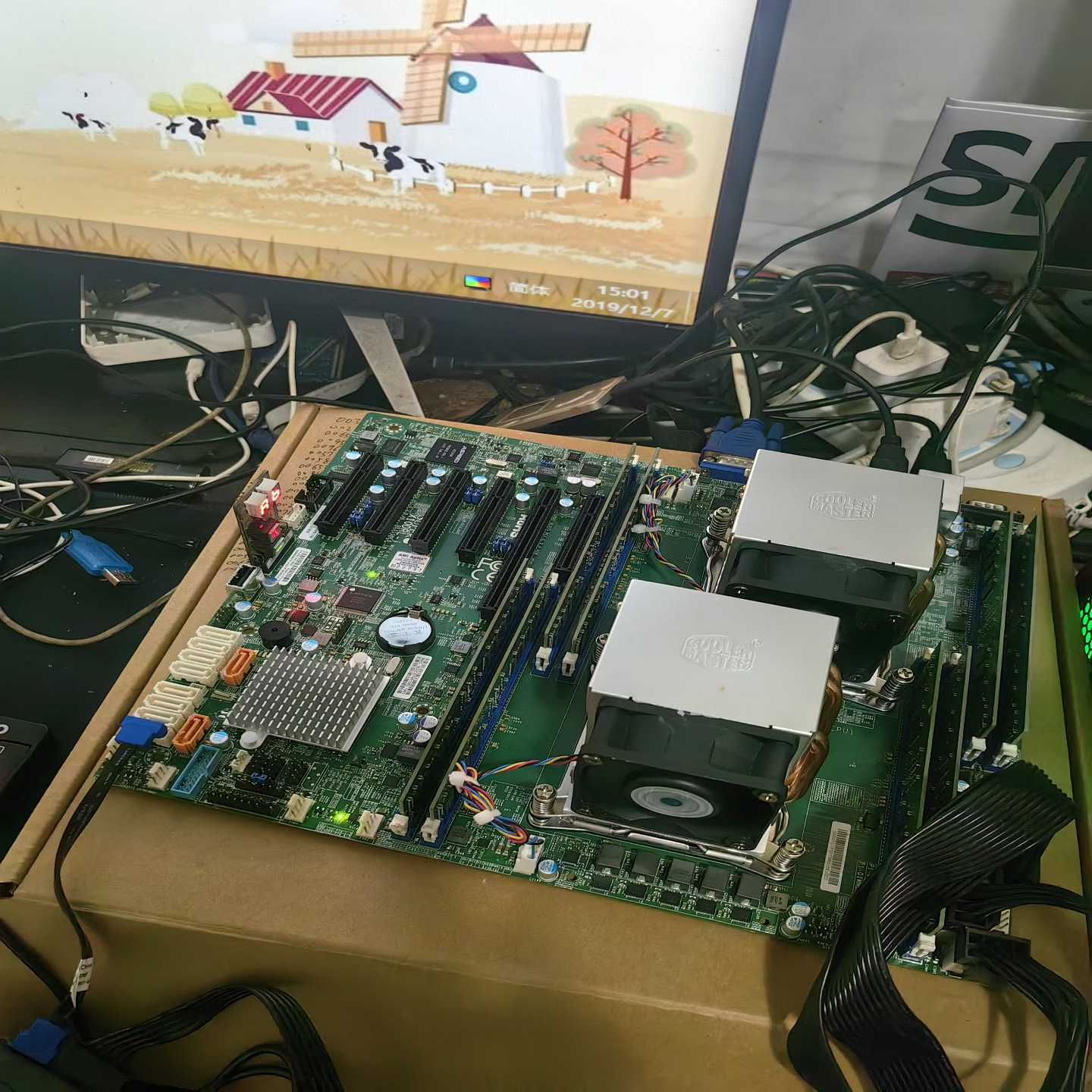 （议价）超微X10DRL-i双路服务器主板，X99服务器主板，支持E