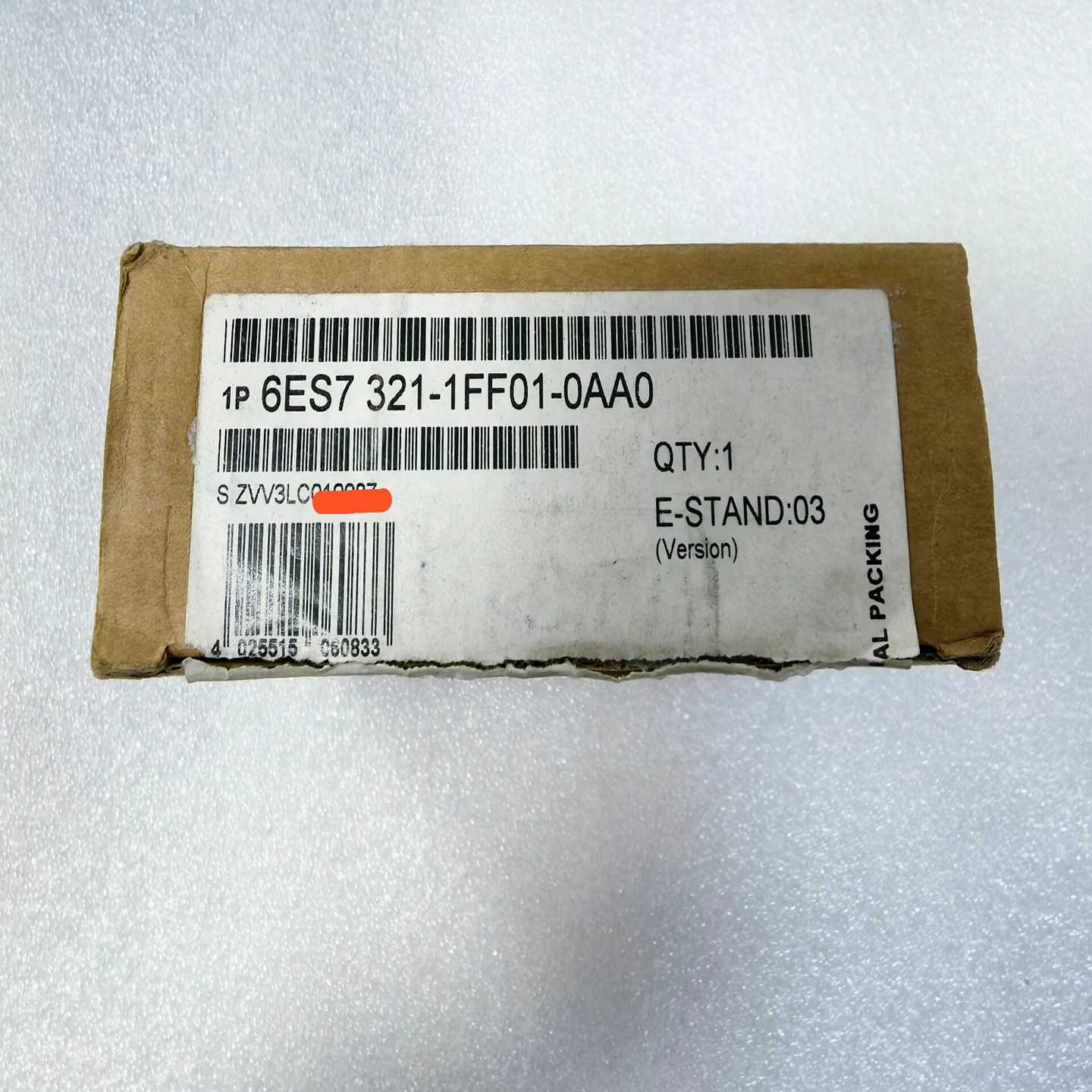 6ES7321-1FF01-0AA0西门子原装原标正品