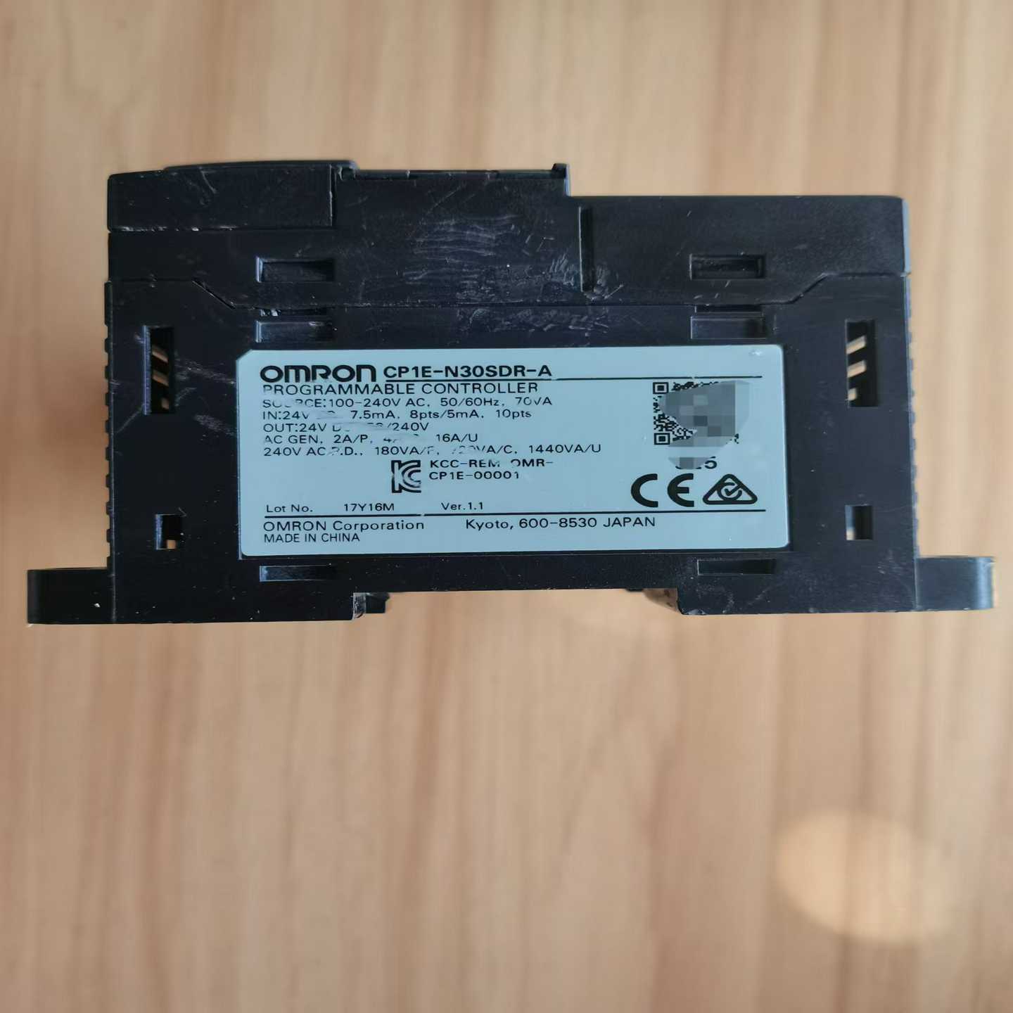 拆机闲置欧姆龙CP1E-N30SDR-A，图片为实物拍摄，-议价