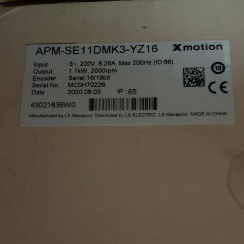 询-LS伺服电机APMSE11DMK3YZ16有