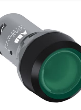 议价原装ABB带灯塑料圈绿色平头按钮  CP1-13G-10   230VAC/DC
