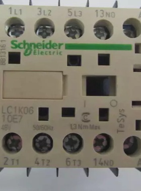 询价原装正品LC1K0610E7AC48V5060Hz施耐德三级交流接触器