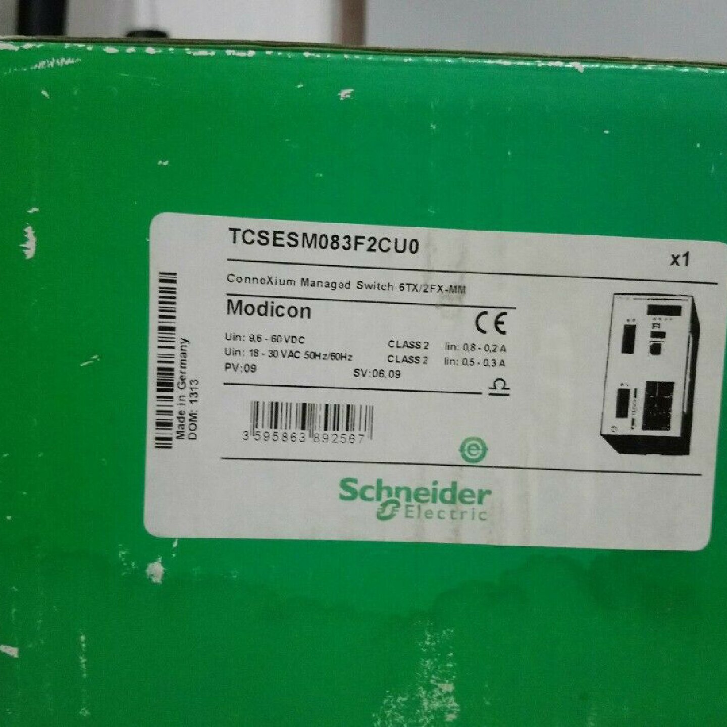 议价施耐德交换机TCSESB083F23F0 TCSEGPA23F14F TCSEGDB23F24FA